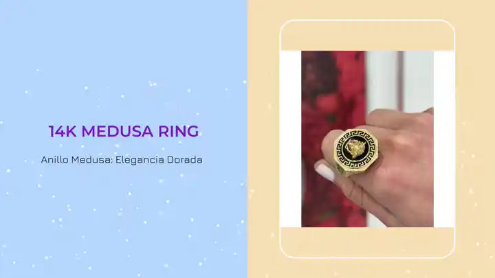14K Medusa Ring by@Outfy